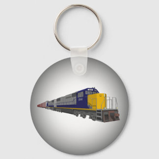 3D Model: Freight Train: Railroad: Keychain