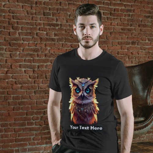 3D Model of Owl T_Shirt