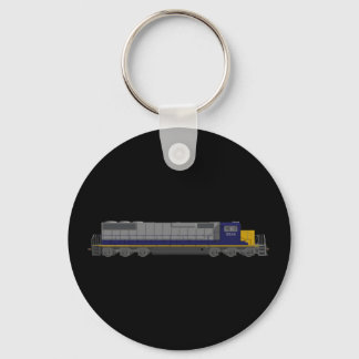 3D Model: Train Engine: Railroad: Keychain