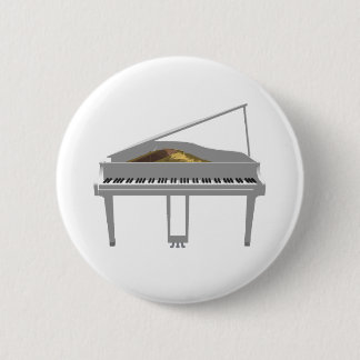 3D Model: White Grand Piano: Button
