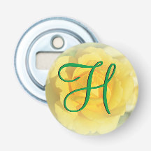 3d Monogram Yellow Rose