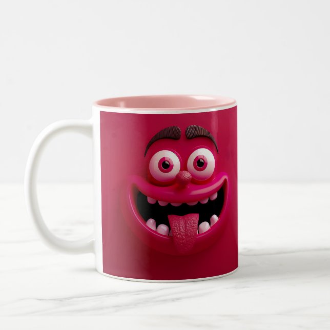  3D Mug Wrap, Silly, Laughable 3D Mug Wrap Graphic (Left)