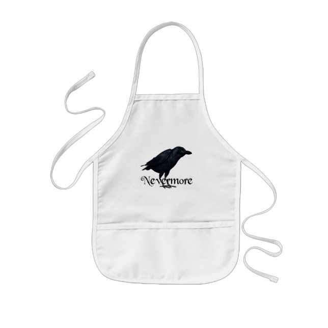 3D Nevermore Raven Kids' Apron (Front)