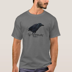 3D Nevermore Raven T-Shirt