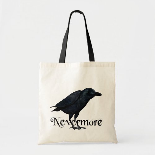 3D Nevermore Raven Tote Bag