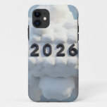  3D Number Design for New Year 2026 iPhone 11 Case