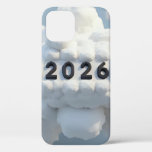  3D Number Design for New Year 2026 iPhone 12 Case