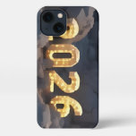  3D Number Design for New Year 2026 iPhone 13 Case