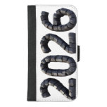 3D Number Design for New Year 2026 iPhone 8/7 Plus Wallet Case