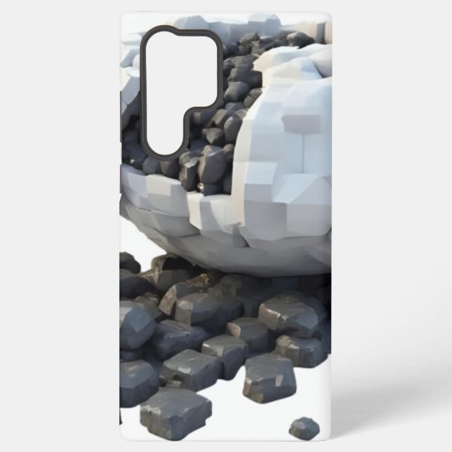  3D Number Design for New Year 2026 Samsung Galaxy Case (Back)
