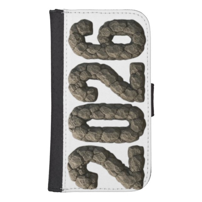  3D Number Design for New Year 2026 Samsung Galaxy Wallet Case (Front)