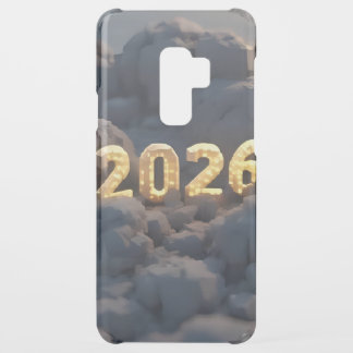 3D Number Design for New Year 2026 Uncommon Samsung Galaxy S9 Plus Case