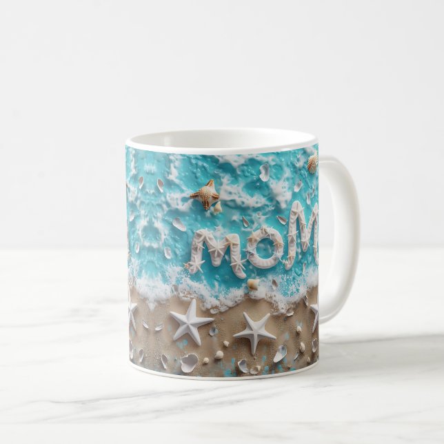 3D Ocean Whisper Mom Wrap Coffee Mug (Front Right)