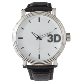3D O'Clock 2-BL. Watch