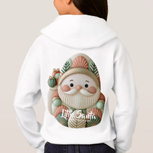 3D Pastel Cute Little Santa Hoodie