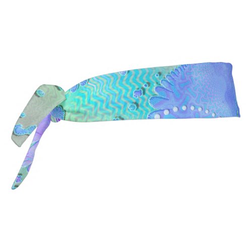 3D Pastel Flower Tie Headband