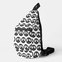 3D Peace Symbol Black