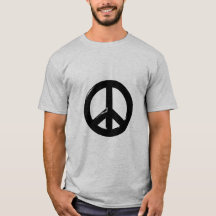 3D Peace Symbol Black