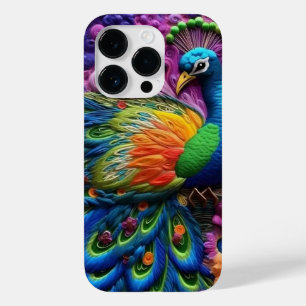3D Peacock Case-Mate iPhone 14 Pro Case