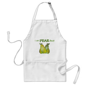 3D Pear Humor Adult Apron