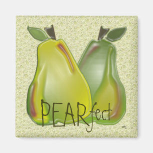 3D Pears (water speck) Magnet