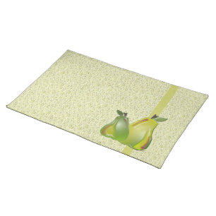 3D Pears (water specks) Placemat