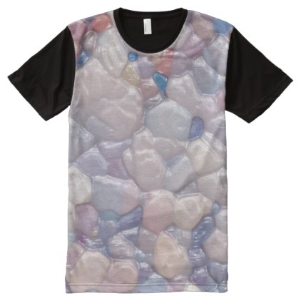 3D Pebble Surface All-Over-Print Shirt