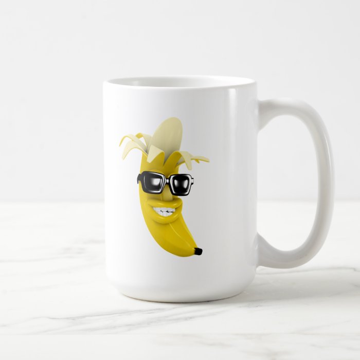 3d Peeled Banana wearing Shades (Any Color U Like Mug