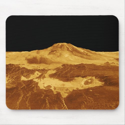 3D Perspective View of Maat Mons on Venus Mouse Pad