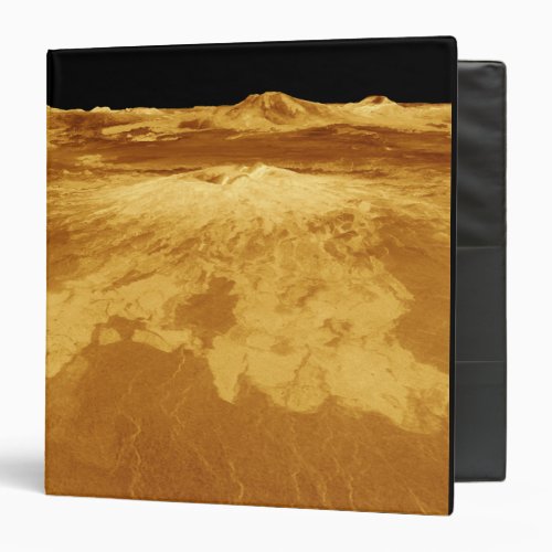 3D Perspective View of Sapas Mons on Venus 3 Ring Binder