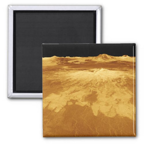 3D Perspective View of Sapas Mons on Venus Magnet