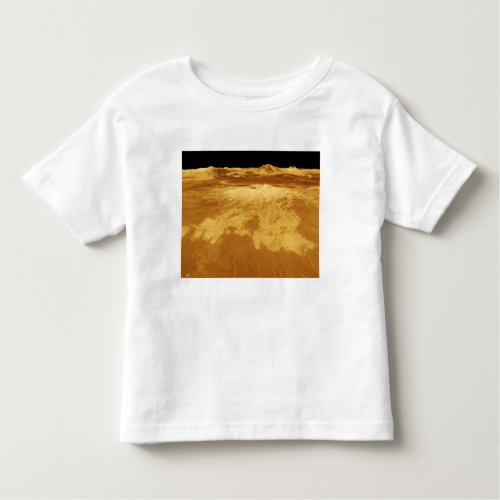 3D Perspective View of Sapas Mons on Venus Toddler T_shirt