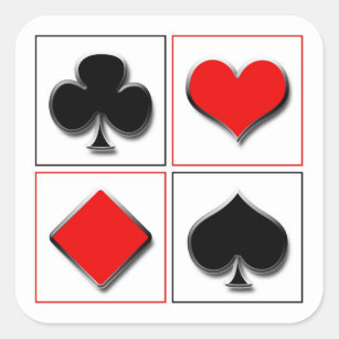 Hearts Small Playing Card Symbol stickers Diamonds different sizes/quantities available Window Crafting Clubs Mirror wall decor Spades 12 x sets 3cm stickers, Black 