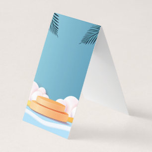 3d podium business card