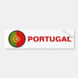 3D Portugal flag Bumper Sticker
