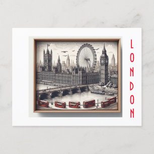 3D Postcard london memories