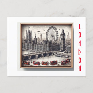 3D Postcard london memories
