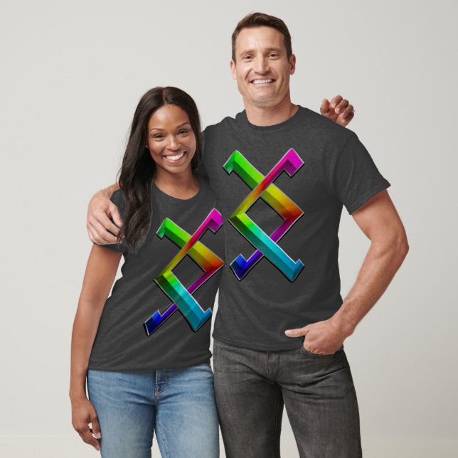 3D PRIDE Love Rune T-Shirt (Unisex)