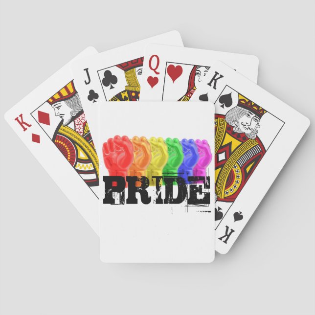3D Pride Unity Poker Cards (Back)