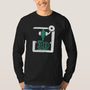 3d Printer Cnc G Code 3d Printer T-Shirt