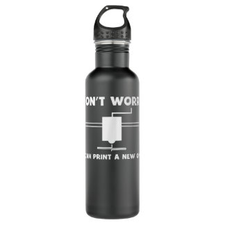 3D Printing 3D Printer Gift idea for Geeks Stainless Steel Water Bottle