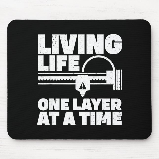 3d Printing Art For Men Women 3d Printer Lover 3d  Mouse Pad (Front)
