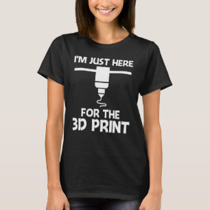 3D Printing Designs Men Women 3D Printer Enthusias T-Shirt