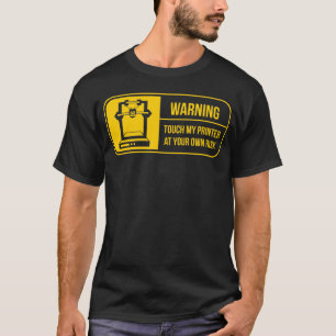 3D Printing Funny Printer Artwork Creative Design  T-Shirt