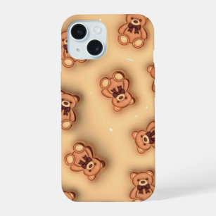 3D Puffy Cute Cuddly Teddy Bear Phone Case