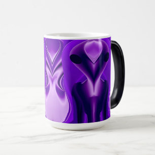 3D Purple Rainbow Dreams , Alien Color Morph Mug