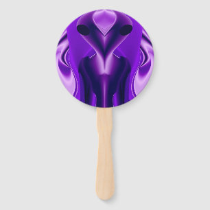 3D Purple Rainbow Dreams , Alien Hand Fan