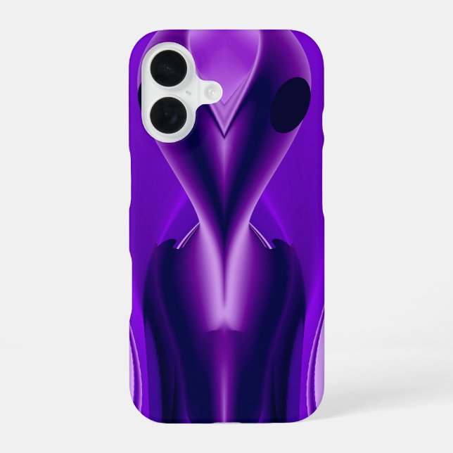 3D Purple Rainbow Dreams , Alien iPhone Case (Back)