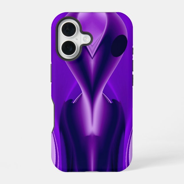 3D Purple Rainbow Dreams , Alien iPhone Case (Back)