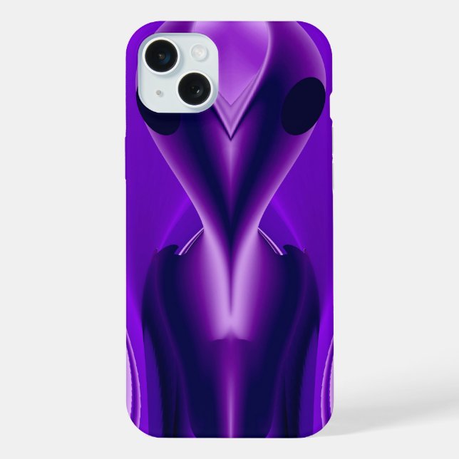 3D Purple Rainbow Dreams , Alien iPhone Case (Back)